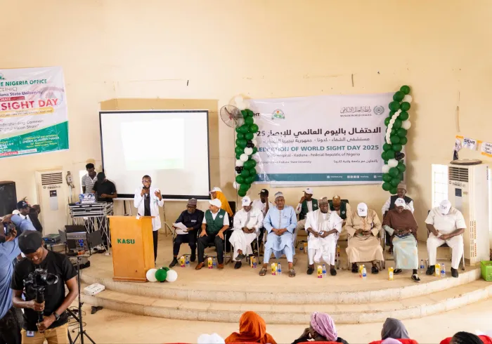 The Muslim World League celebrated World Sight Day this year in the Federal Republic of Nigeria