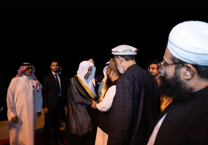 H.E. Sheikh Dr. Mohammed Al-issa , Secretary-General of the Muslim World League (MWL) and Chairman of the Organization of Muslim Scholars, arrived in Islamabad, the capital of Pakistan