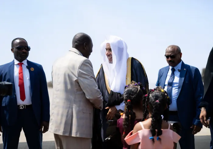 H.E. Sheikh Dr. Mohammed Al-Issa , Secretary-General of the Muslim World League (MWL) and Chairman of the Organization of Muslim Scholars, arrived in the Republic of Sudan.