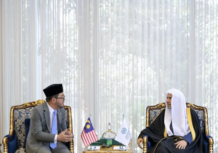 Earlier today, H.E. Sheikh Dr. Mohammed Al-Issa, Secretary-General, received H.E. Dr. Zulkifli bin Hassan, the Malaysian Minister of Religious Affairs