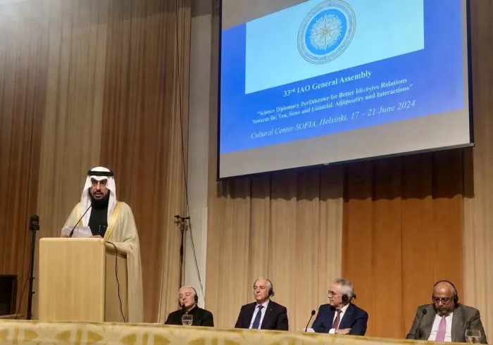 On behalf of H.E. Sheikh Dr. Mohammed Al-Issa, H.E. Dr. Abdulrahman AlZaid, Deputy Secretary-General, delivered the Muslim World League’s address at the meeting of the General Assembly of the Interparliamentary Assembly on Orthodoxy
