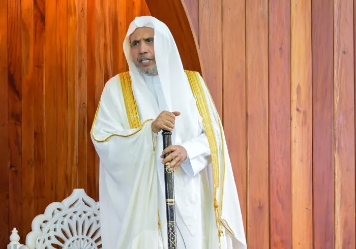 Today, from Al Rahman Masjid in Auckland, following its official opening:  H.E. Sheikh Dr. Mohammed Al-Issa, the Secretary-General of the MWL, delivered the Friday sermon