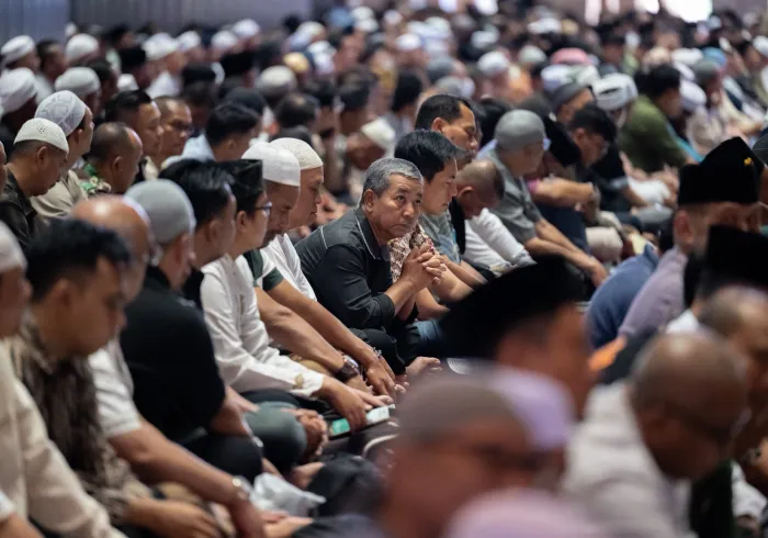 H.E. Sheikh Dr. Mohammed Al-Issa, delivered today’s Friday sermon and led the prayer at the Istiqlal Mosque, Jakarta