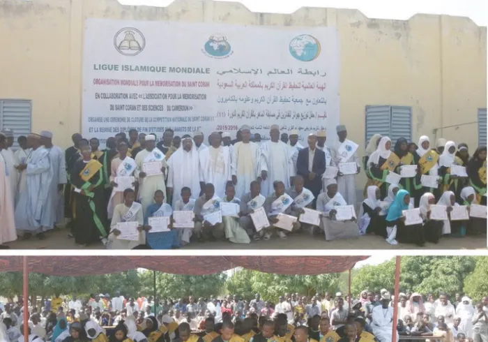 رابطة العالم الاسلامي ترعى مسابقة الماهر بالقرآن الكريم في دولة الكاميرون، وتكرّم ٤٠ حافظاً للقرآن وأكثر من ١٤٠ متسابقاً