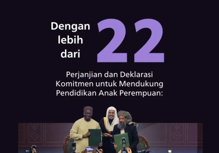 Sebagai komitmen untuk mereka di Hari Pendidikan Internasional; Karena mereka adalah pendidik generasi dan belahan jiwa kaum pria.
