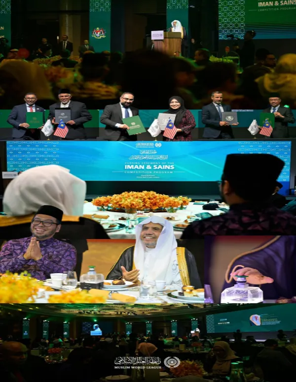 Earlier today in Kuala Lumpur, in the presence of international scholars and ministerial figures