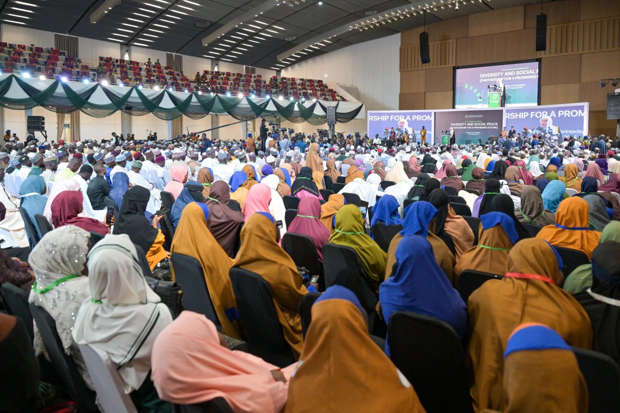 Photos from the international conference held in Abuja, the capital of Nigeria, under the patronage of H.E. the President, and with the participation of H.E. Sheikh Dr. Mohammed Al-Issa, regarding the MWL’s initiative on “Social Peace in West Africa”
