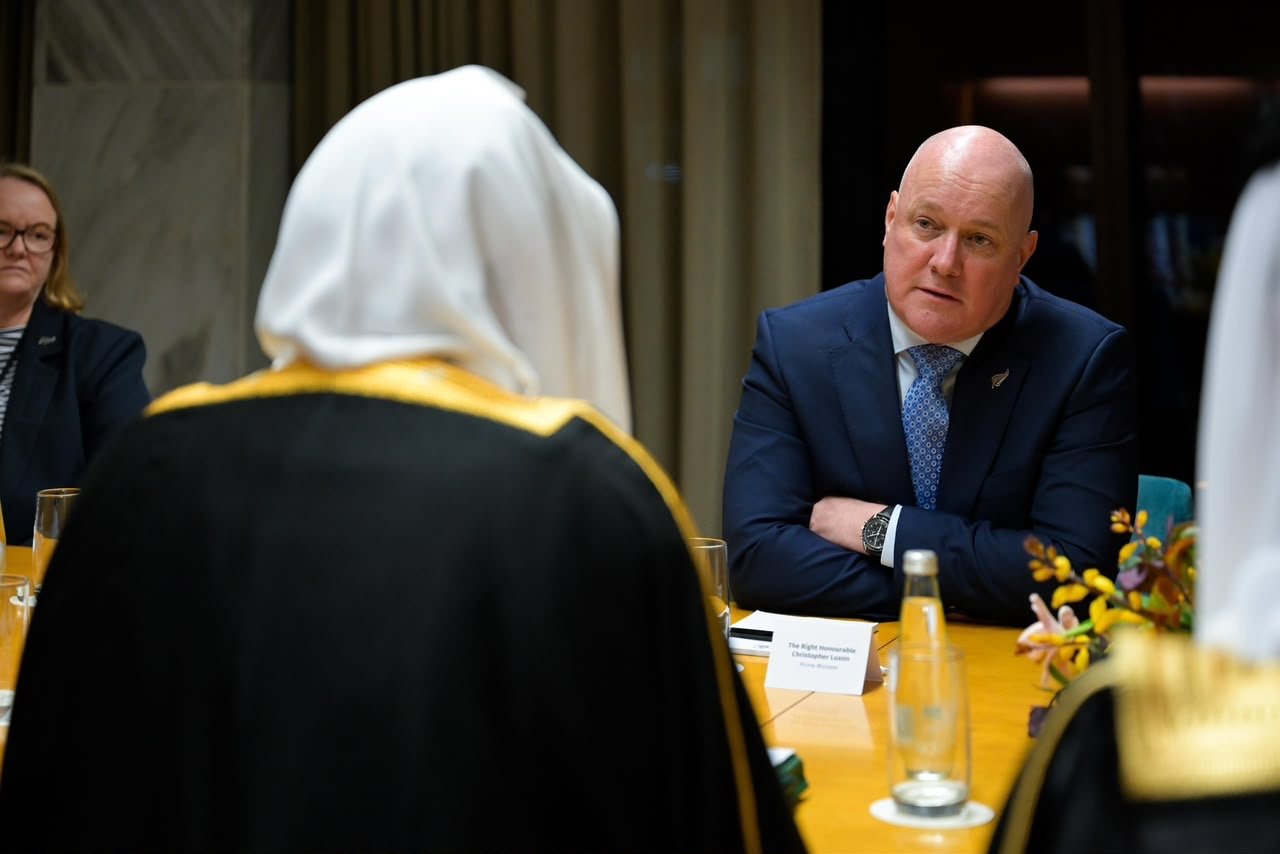 The Governor-General and Prime Minister of New Zealand Receive the Secretary-General of the Muslim World League