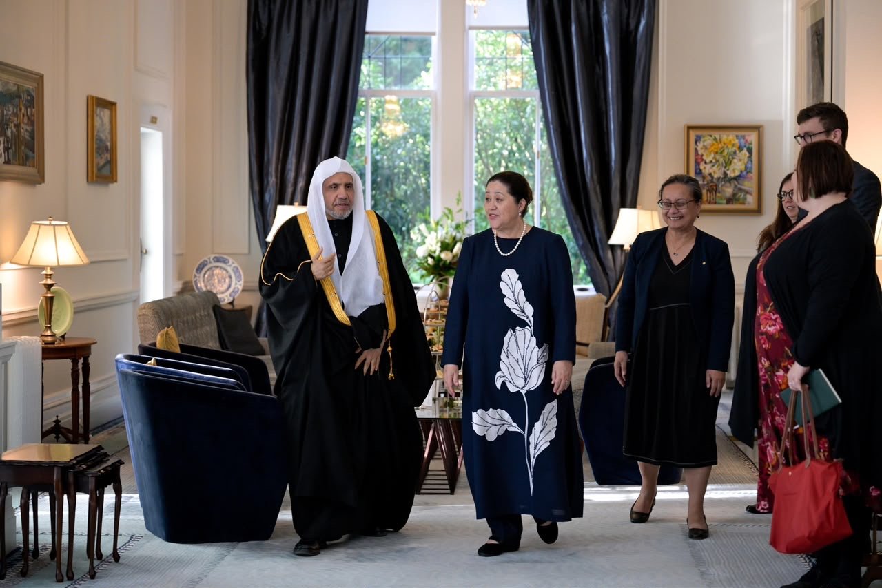 The Governor-General and Prime Minister of New Zealand Receive the Secretary-General of the Muslim World League