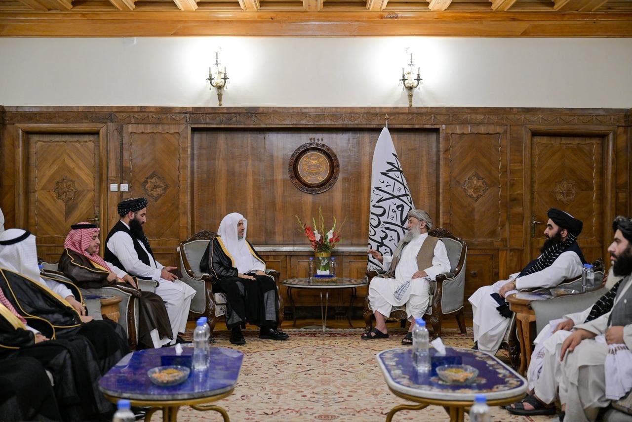 On the Occasion of a Grand Official Reception Marking the MWL’s First-Ever Visit to Afghanistan  The Prime Minister of Afghanistan Receives the Secretary-General of the MWL in the Capital, Kabul
