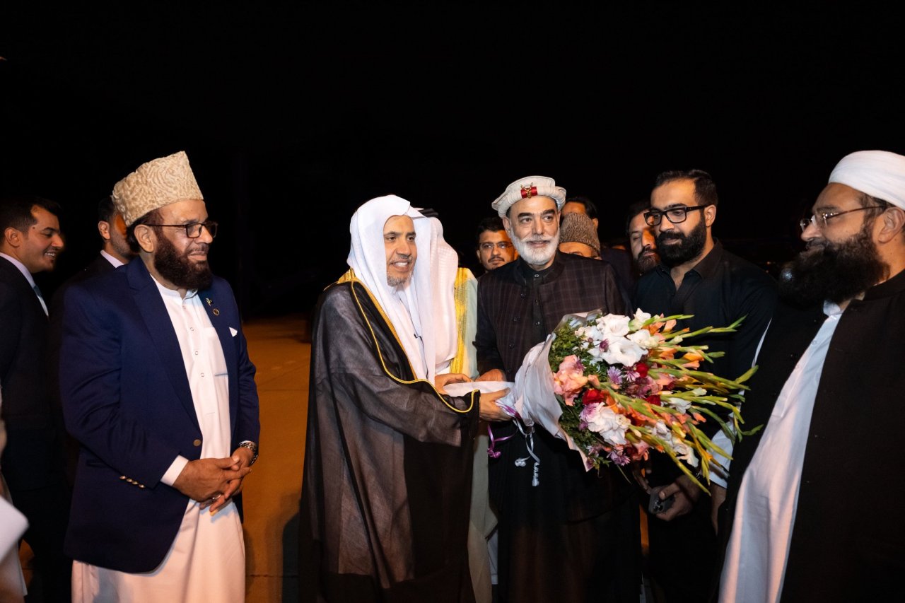 H.E. Sheikh Dr. Mohammed Al-issa , Secretary-General of the Muslim World League (MWL) and Chairman of the Organization of Muslim Scholars, arrived in Islamabad, the capital of Pakistan