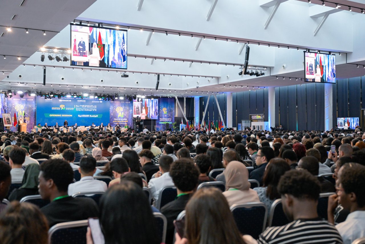 The Secretary-General of the Muslim World League delivered a keynote address at the opening of the international conference of the Euromed University of Fez