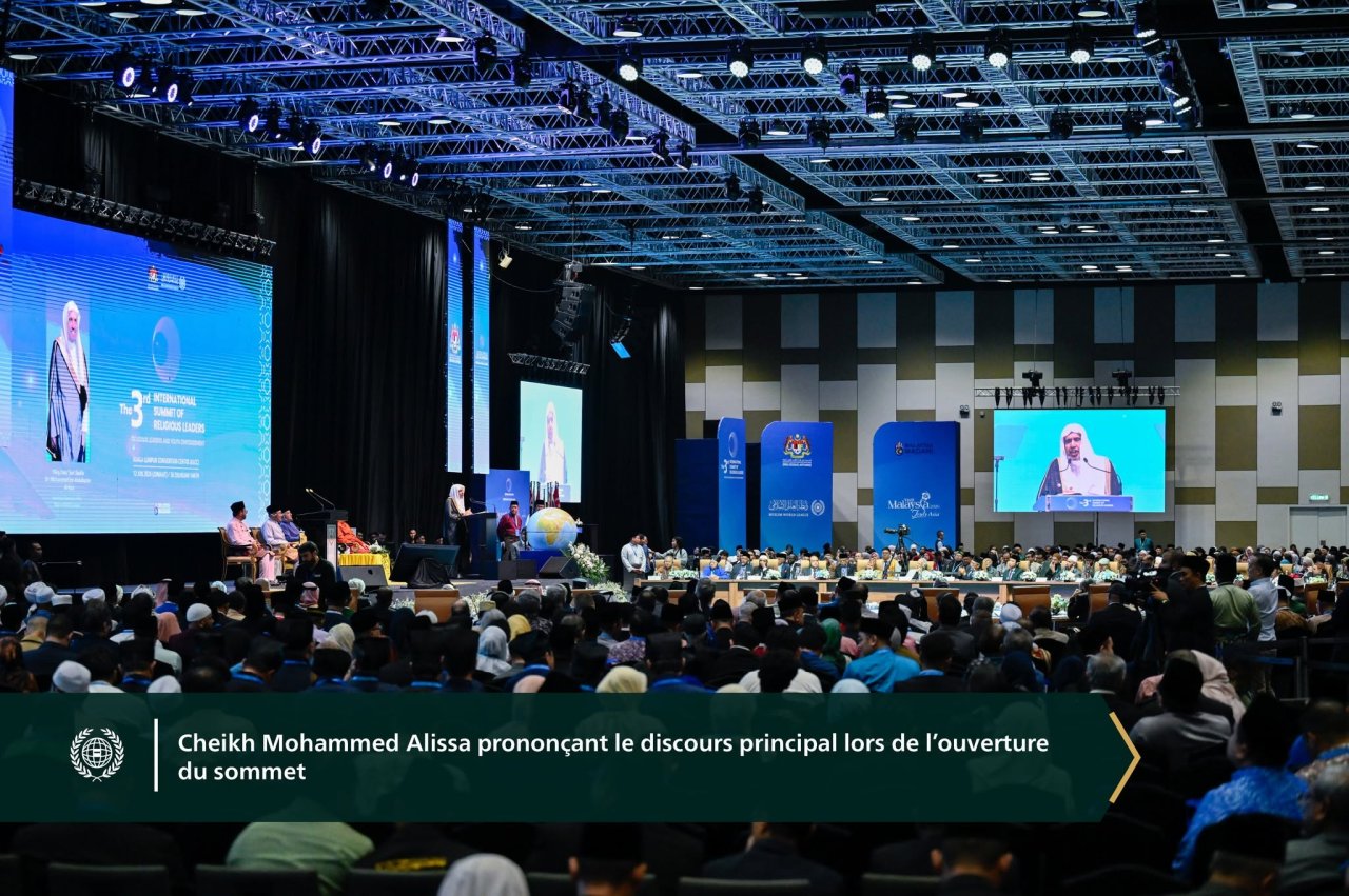 cheikh Mohammed Al-Issa a prononcé un discours d’ouverture lors du troisième Sommet international des responsables religieux, organisé sous le patronage et en présence de sa Majesté le Sultan Nazrin Muizzuddin Shah et du Premier ministre, M. Anwar Ibrahim