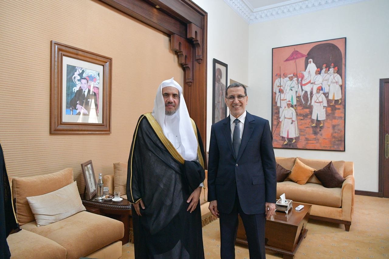 A souvenir photo of Dr. Al-Issa with Dr. Othmani