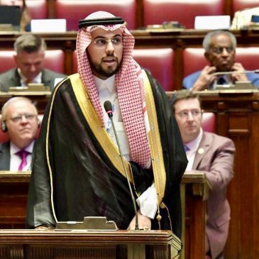 Mr. Abdulwahhab Al-Shehri, Assistant to the Secretary-General for Corporate Communication, delivered the Muslim World League’s address at the Second Parliamentary Conference on Interfaith Dialogue