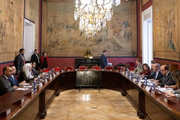 H.E. Sheikh Dr. Mohammed Alissa, met with H.E. Mr. Pedro Rollán, the President of the Senate of Spain