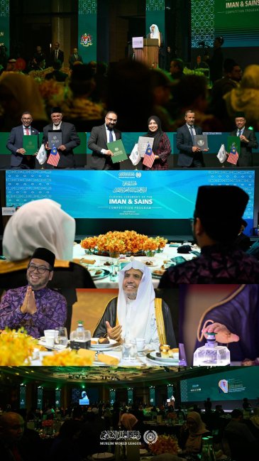 Earlier today in Kuala Lumpur, in the presence of international scholars and ministerial figures