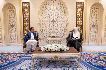 His Excellency Sheikh Dr. Mohammed Al-Issa, Secretary-General of the MWL and Chairman of the Organization of Muslim Scholars, met with His Excellency Mr. Sardar Ayaz Sadiq, the Speaker of the National Assembly of Pakistan