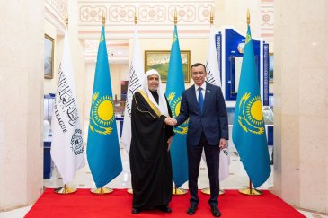 The Parliament of Kazakhstan hosted at its headquarters in the capital, Astana, H.E. Sheikh Dr. Mohammed Al-issa , Secretary-General of the Muslim World League (MWL) and Chairman of the Organization of Muslim Scholars.