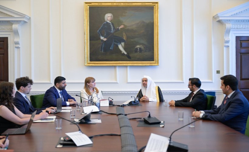 Deputy Prime Minister of the United Kingdom, Ms. Angela Rayner, met with H.E. Sheikh Dr. Mohammed Al-issa , Secretary-General of the Muslim World League (MWL) and Chairman of the Organization of Muslim Scholars.