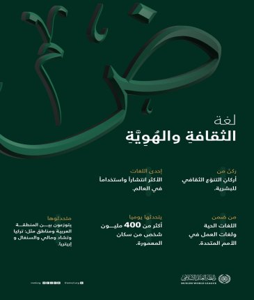 أكثر من 400 مليون شخص حول العالم يتحدثونها؛ اللغةُ العربيةُ "هُوية بقدسية" و"تواصل ثقافي أثرى الإنسانية".