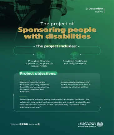 Muslim World League Helps People with Disabilities