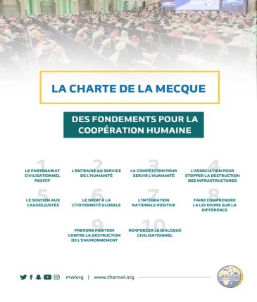 Des fondements pour la «coopération humaine» dans la CharteMecque selon la haute éthique de l’Islam :