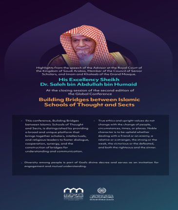 Highlights from the speech of His Excellency Sheikh Dr. Saleh bin Abdullah bin Humaid