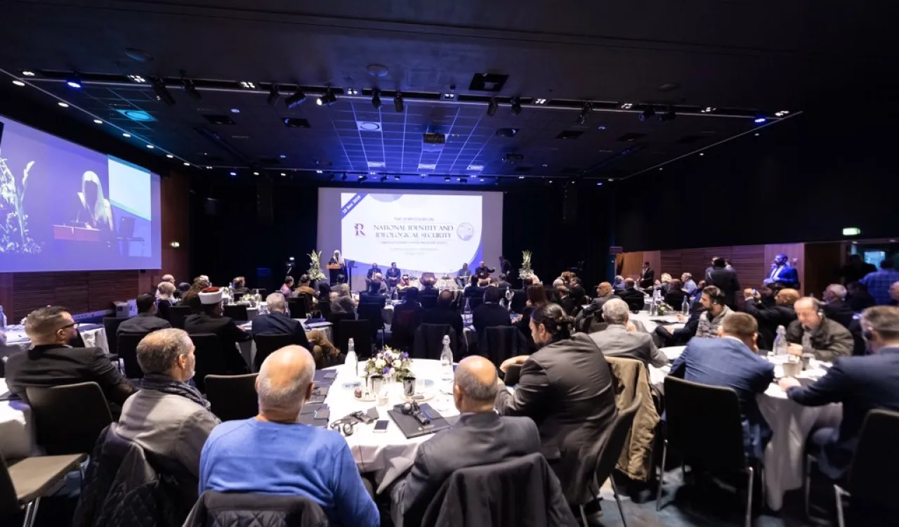 معالي الشيخ د ⁧‫محمد العيسى‬⁩ في ندوة ⁧‫كوبنهاغن‬⁩