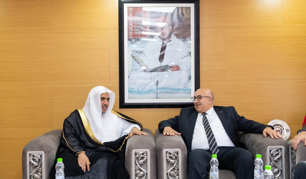 Le doyen de l’université « Mohamed 5 » au Maroc célèbre la visite du cheikh D. Mohammad Alissa.