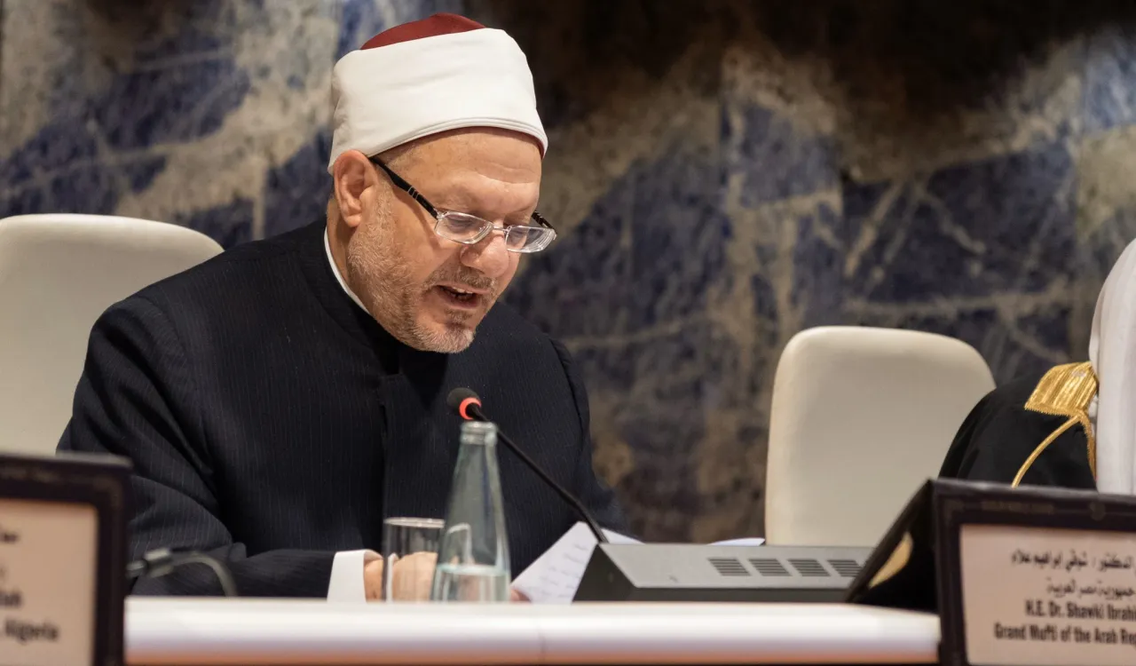 من كلمات فضيلة مفتي الديار المصرية الشيخ أ.د. ⁧‫شوقي علام‬⁩ في مؤتمر ⁧‫رابطة العالم الإسلامي‬⁩ في ⁧‫الأمم المتحدة‬⁩.