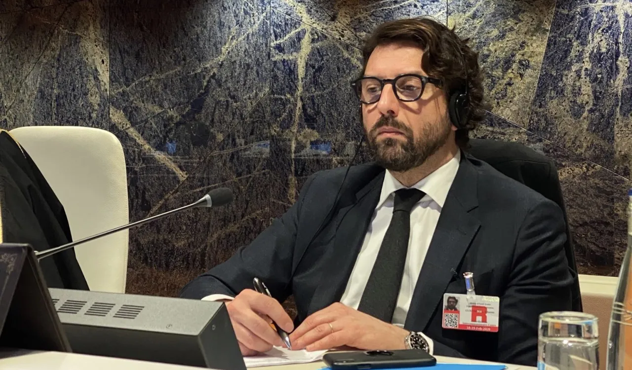   محترم یوہان گورونکل، سيكرٹری جنرل کمیونٹی تعاون تنظیم کا اقوام متحدہ میں رابطہ عالم اسلامی کی کانفرنس میں خطاب