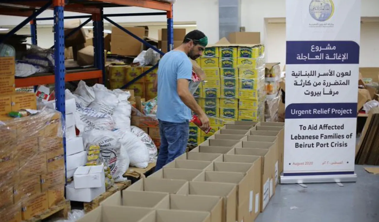 En réponse à la tragique explosion du port de Beyrouth, la LIM est venue en aide au peuple libanais, notamment par la distribution de paniers alimentaires. La mission humanitaire de la LIM consiste à fournir une aide d'urgence en cas de catastrophe.