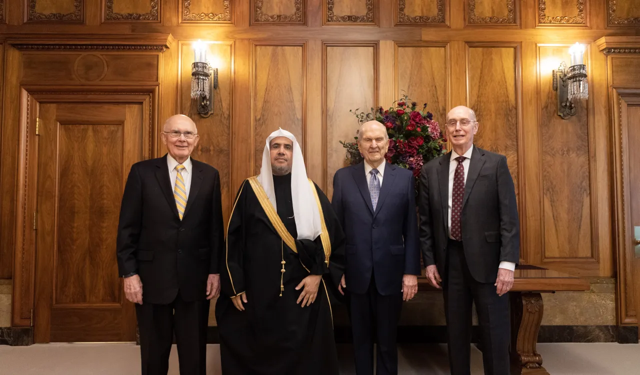 HE Dr. Mohammad Alissa met with the First Presidency of the Church of Jesus Christ of Latter-Day Saints to expand MWL's interfaith reach