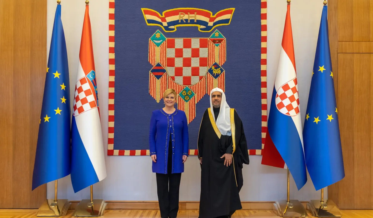 HE Dr. Mohammad Alissa met with Croatian President Ured_PRH Kolinda GKto