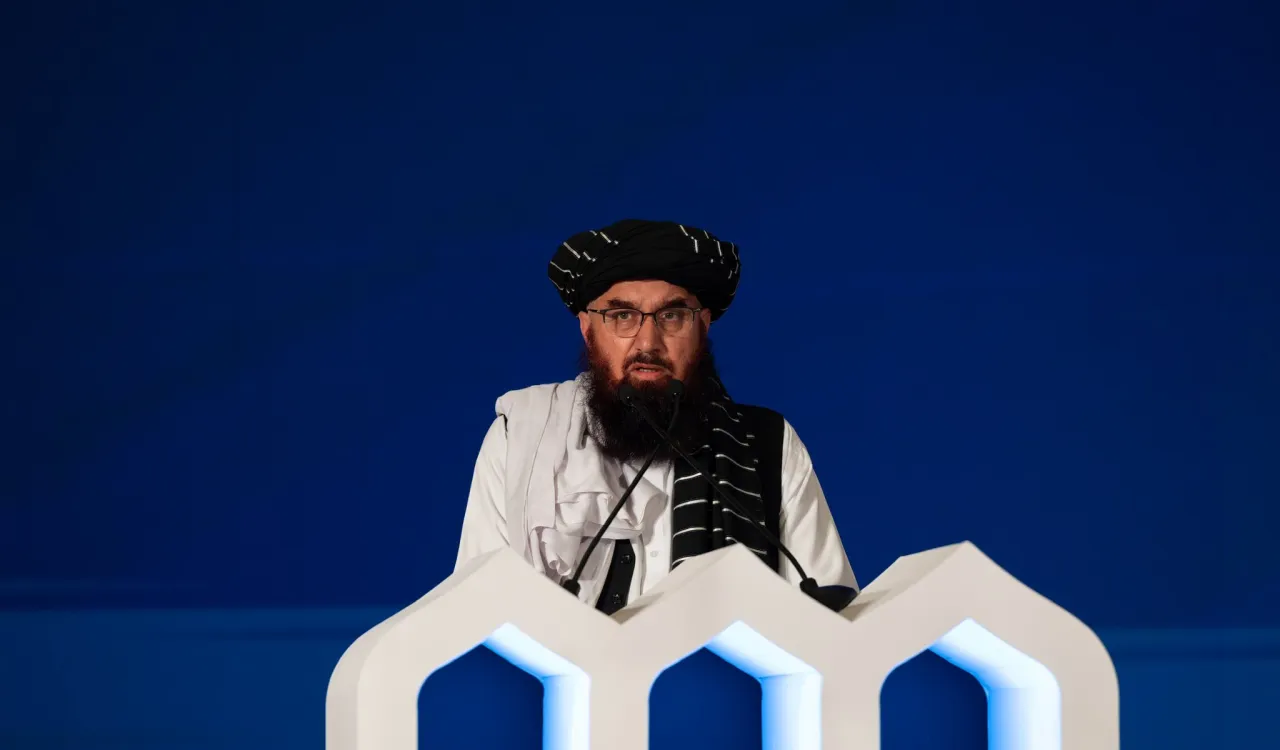 His Excellency Mawlawi Abdul-Hakim Sharei, Minister of Justice of Afghanistan, at the inaugural session of the second edition of the Global Conference