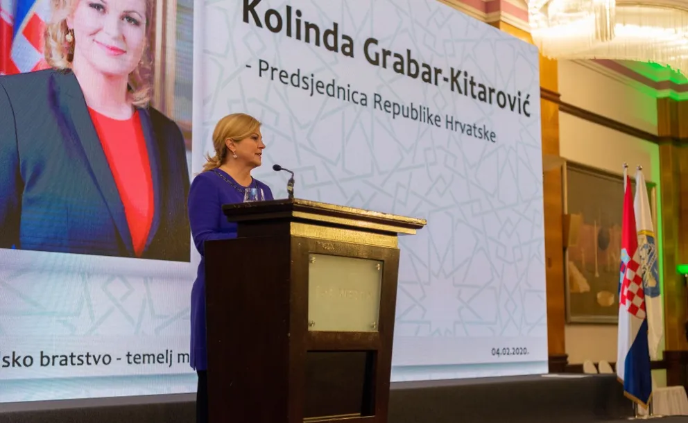 The President of Croatia spoke at this week's MWL "Conference on Human Brotherhood - the Basis for Peace and Security"