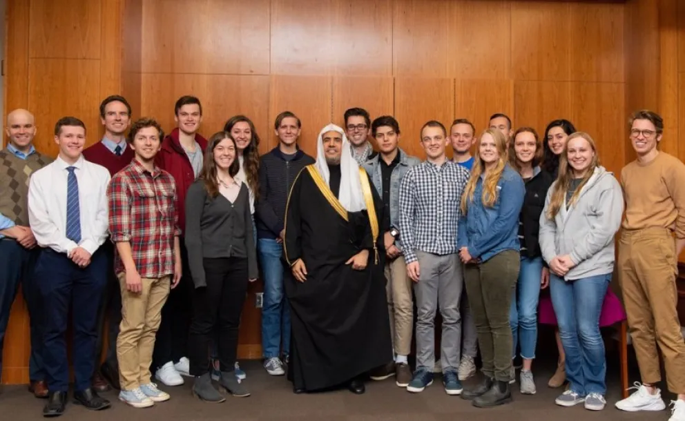 Last month in Utah, HE Dr. Mohammad Alissa engaged in a fruitful discussion with students from BYUKennedyCtr on how people from all faiths can work together to build a better future