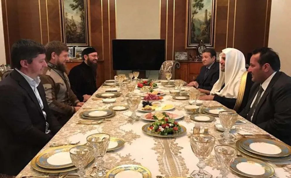 Chechnya groups met MWL Secretary General and said there were some expressions circulated in Grozny Conference decisions