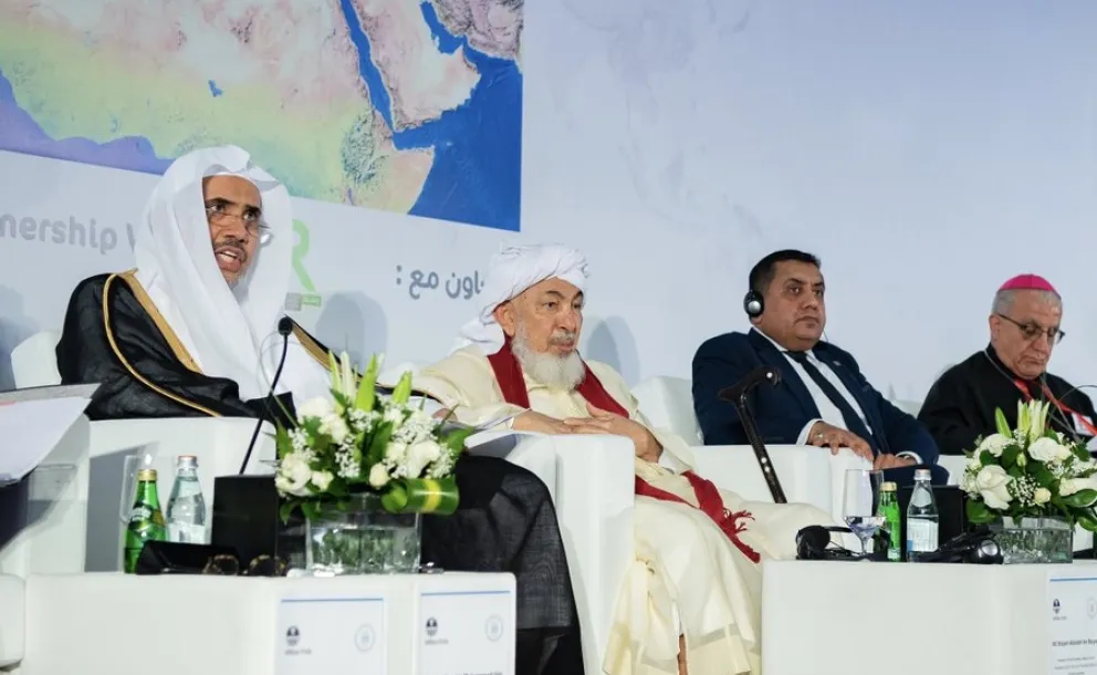 His Excellency the Secretary-General of the Muslim World League Sheikh Dr. Mohammad Alissa was the main speaker at the Inclusive Citizenship Dialogues held today in Abu Dhabi