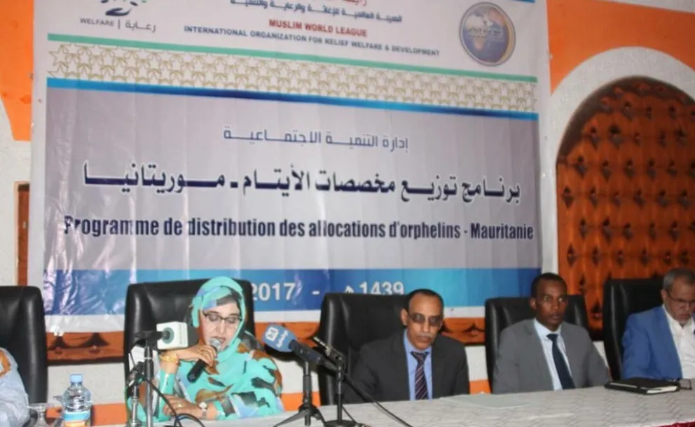 The MWL, through its subsidiary the International Association for Relief, Care and Development, hands over allowance to 1567 orphans in Nouakchott, Mauritania. 