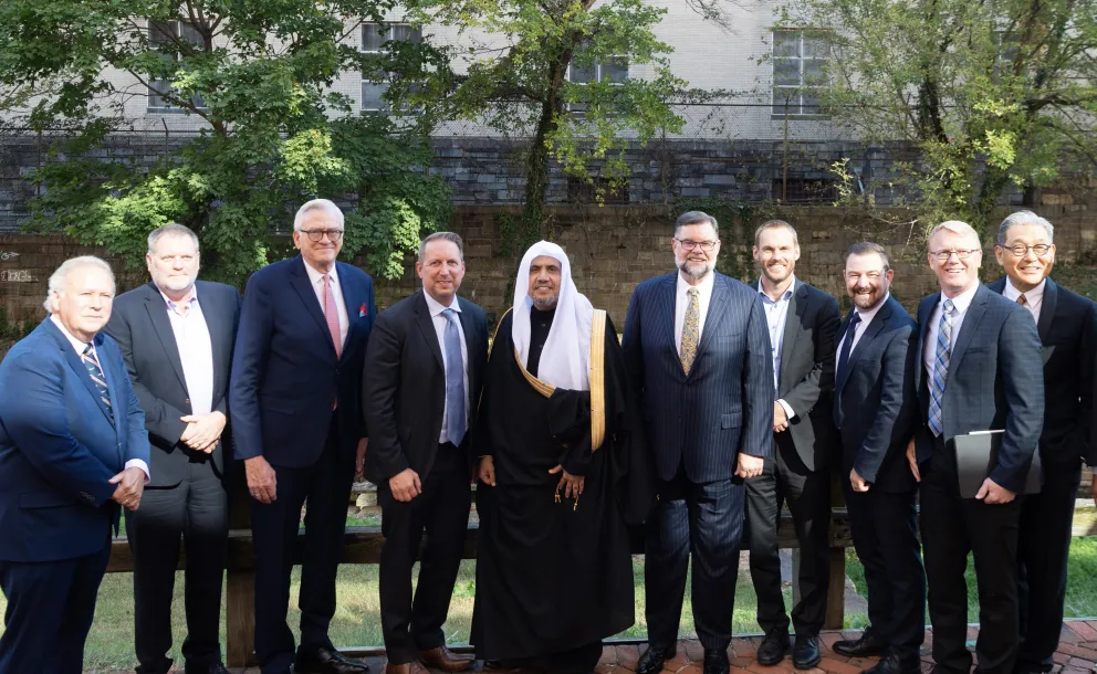 HE Dr. Mohammad Alissa welcomed a number of American evangelical leaders in Washington, DC