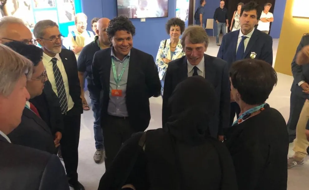 Le Président du Parlement Européen M. David Sassoli a exprimé sa fierté quant à son amitié avec le D.Mohammad Alissa lors du Forum Mondial Rimini en attendant sa visite au Parlement pour une conférence.