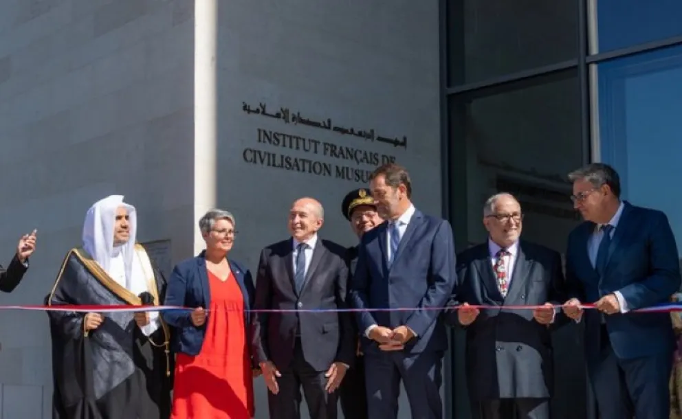 Mohammad Alissa helped inaugurate the French Institute for Islamic Civilization in Lyon, the largest organization of its kind in France.