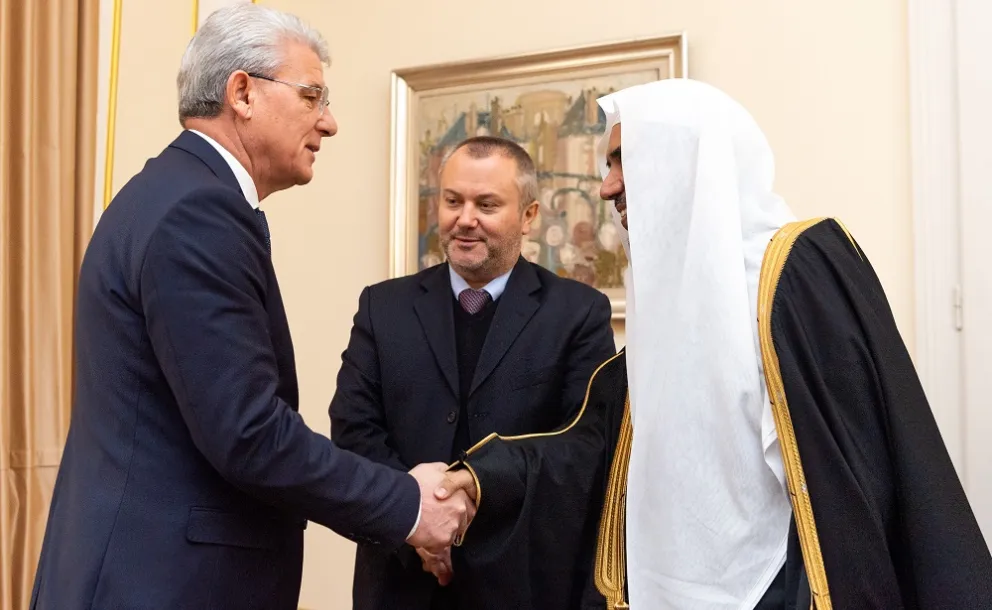 HE Dr. Mohammad Alissa was welcomed in Sarajevo by the president of Bosnia-Herzegovina