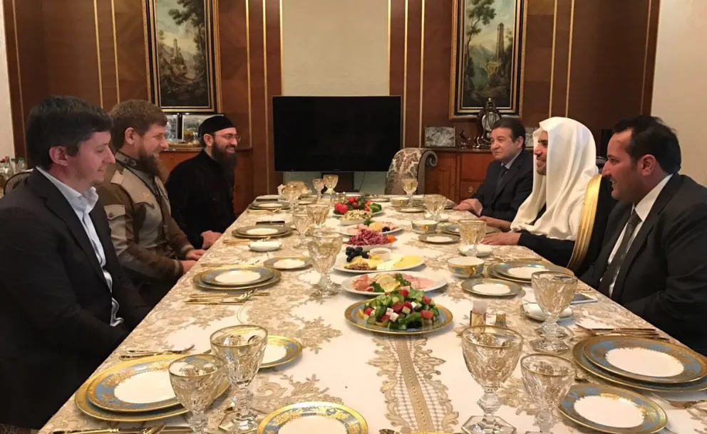 Le Secrétaire Général de la Ligue a rencontré hier a Grozny le Président tchétchène Ramzan Kadyrov en présence du Moufti de la République