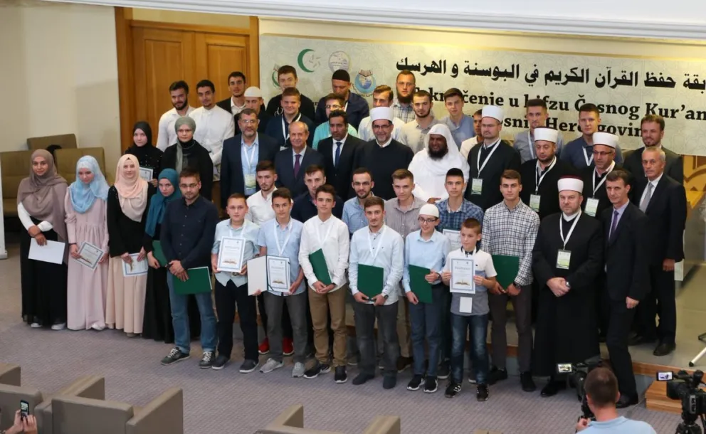 The MWL held a ceremony honoring the winners of its Holy Quran contest in Bosnia and Herzegovina