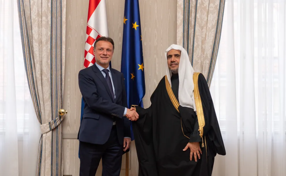 Mohammad Alissa rencontre le président du Parlement croate M. Gordan qui a confirmé son soutien total au congrès de la LIM :”Son impact dépassera les frontières de Croatie pour s’étendre à toute l’Europe de par l’importance du contenu de la déclaration de Zagreb“.