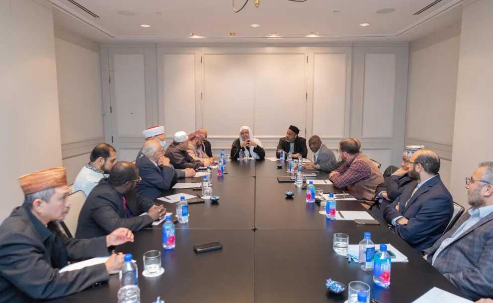 HE Dr. Mohammad Alissa met with American muftis, imams, and other leaders in Washington 