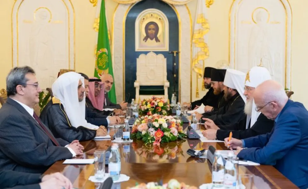 HE Dr. Mohammad Alissa met with the Patriarch Kirill of Moscow and All Russia this summer